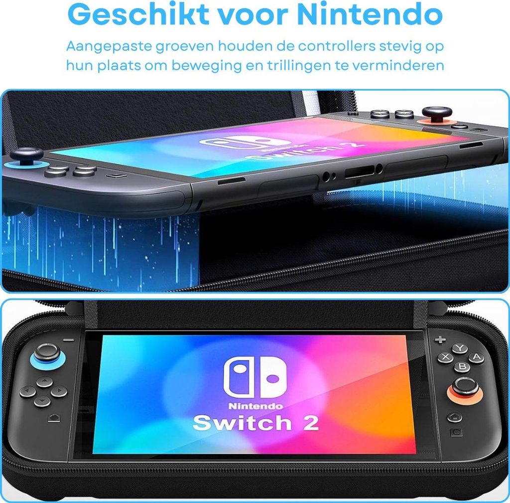 JustValue Case Geschikt Voor Nintendo Switch 2 - Hoesje - Productafbeelding 
