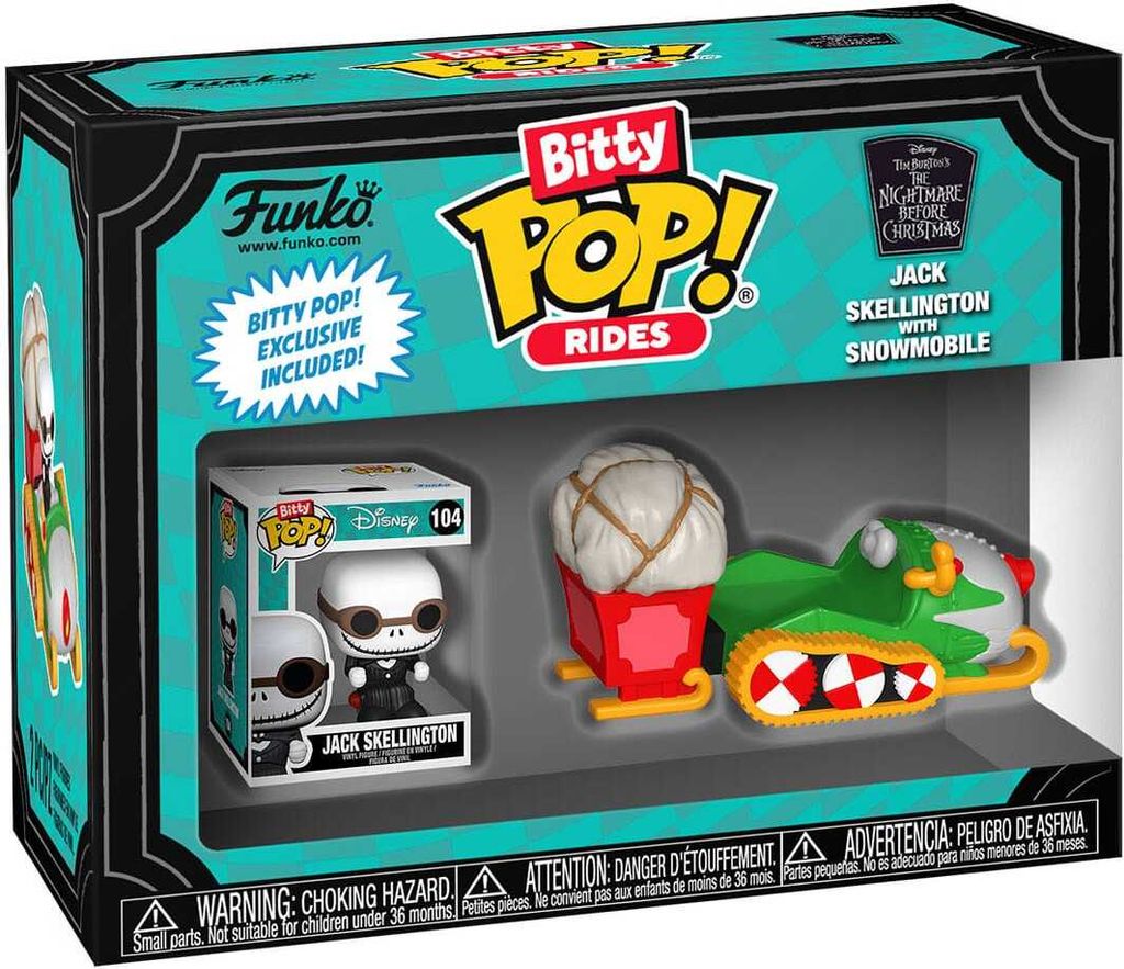 Bitty POP! Jack Skellington z saneczką - Figurka Vinyl od Immagine del prodotto 