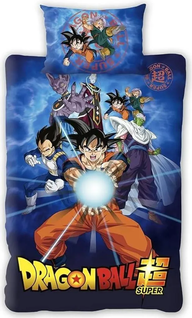 Parure Dragon Ball Z Kamehameha : Literie Confortable et Durable TC162