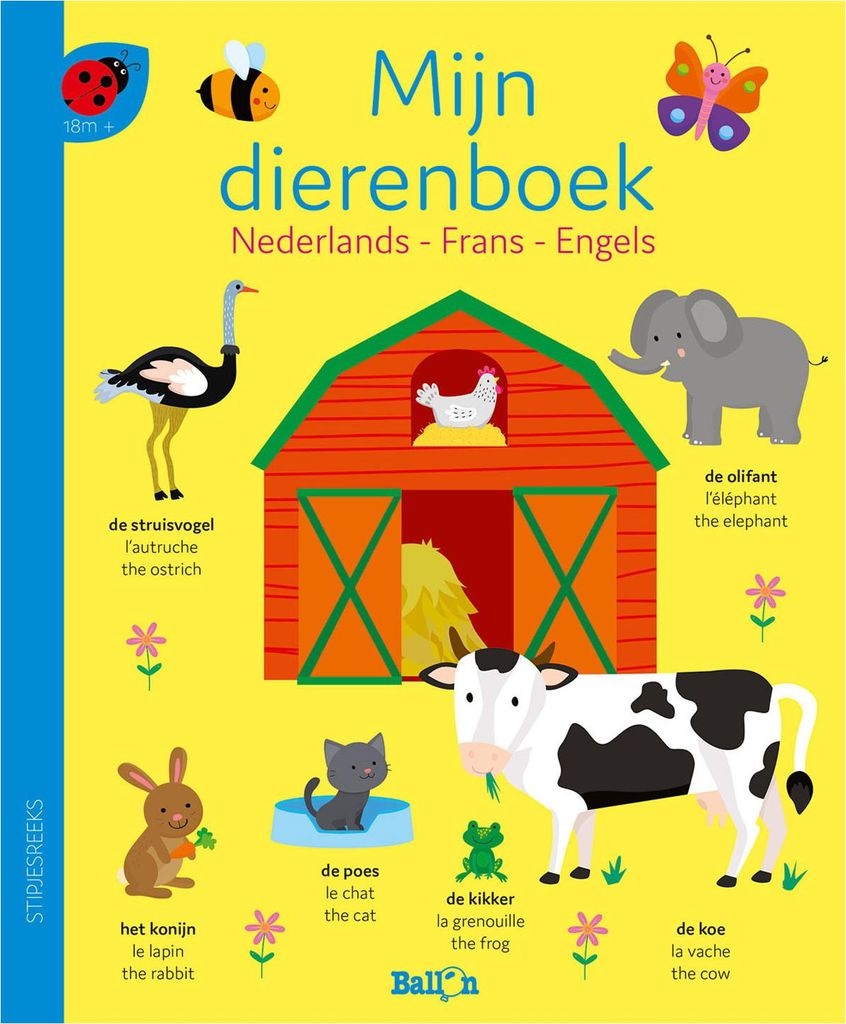 Standardverlag gepunktete Serie „Mein Tierbuch“ – Niederländisch, Französisch und Englisch