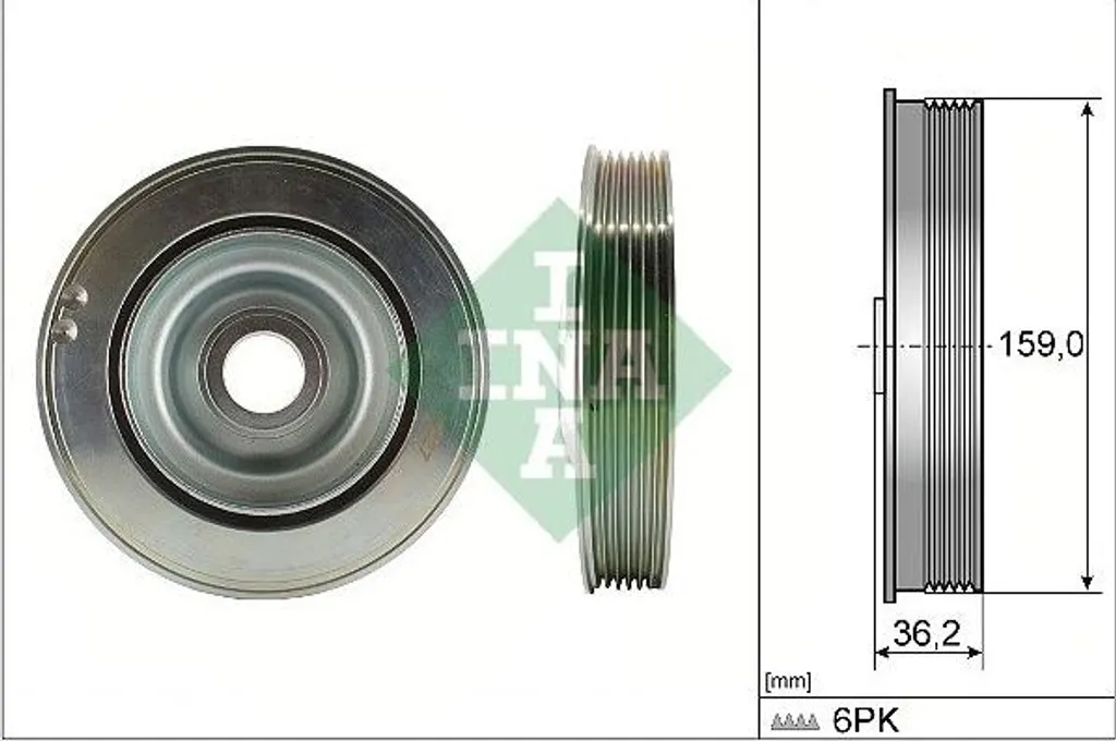 Poulie de vilebrequin renforcée Citroën 2.0 BlueHDi anti-vibration
