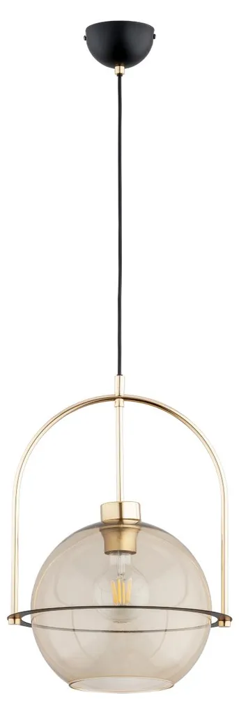 Sublimez votre Plafond avec la Suspension LERIA Or et Noir - Style Alfa