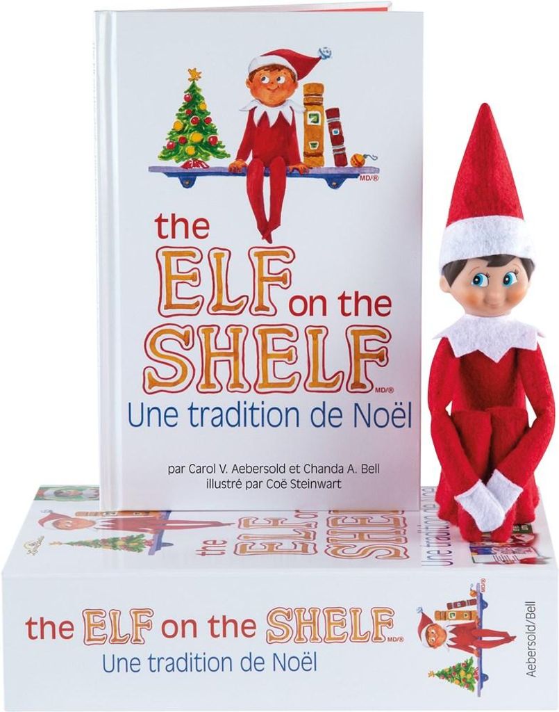 Elf On The Shelf Weihnachts-Elf Junge französisch mit Buch Image du produit 
