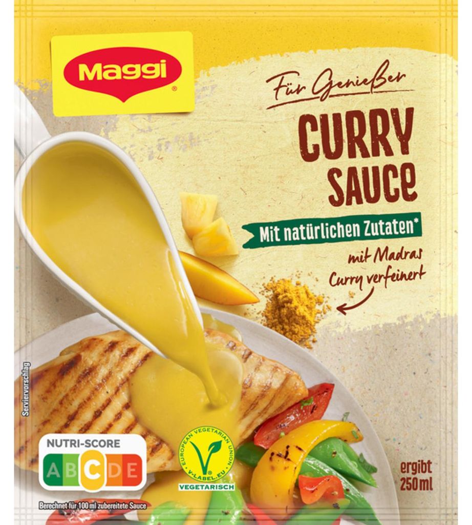 Maggi Salsa al Curry Gourmet per 250ml Immagine del prodotto 