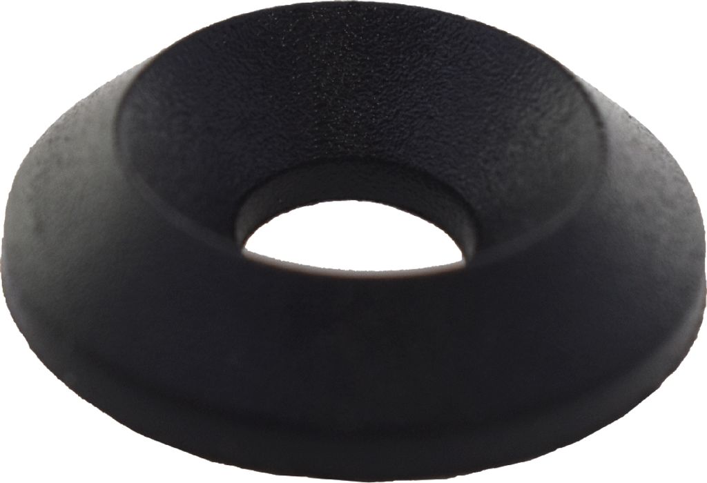 10 x Unterlegscheibe für Senkkopfschraube 17x6mm, schwarz Produktbild 