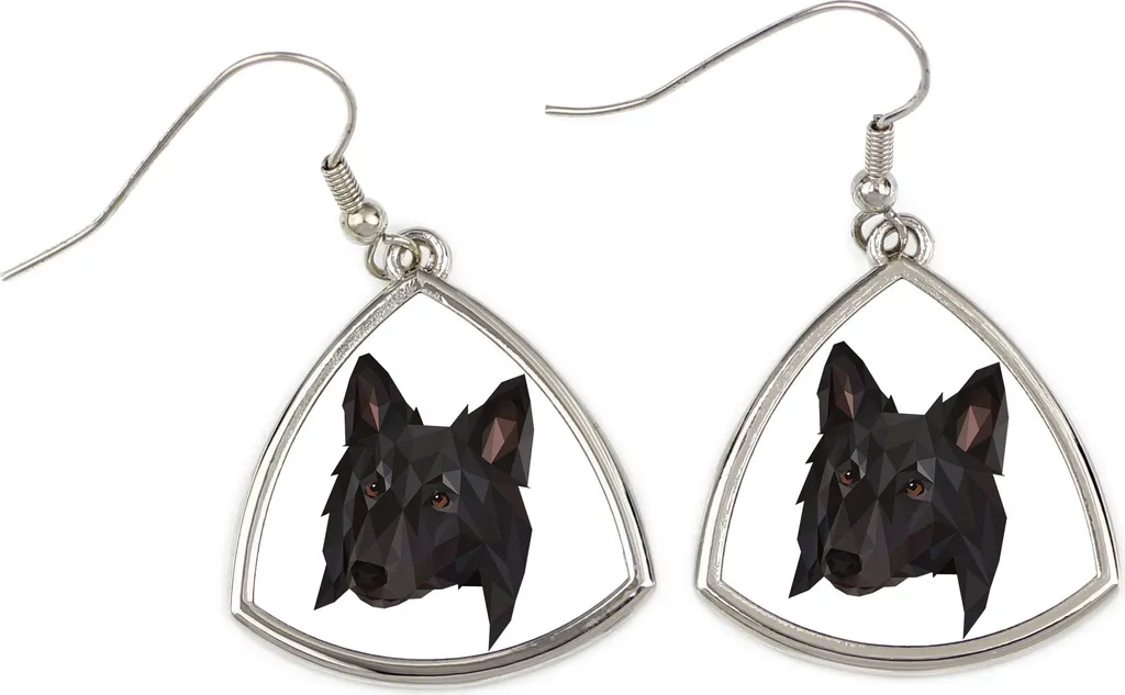 Collezione Art-Dog: Orecchini Pastore Belga per Veri Intenditori