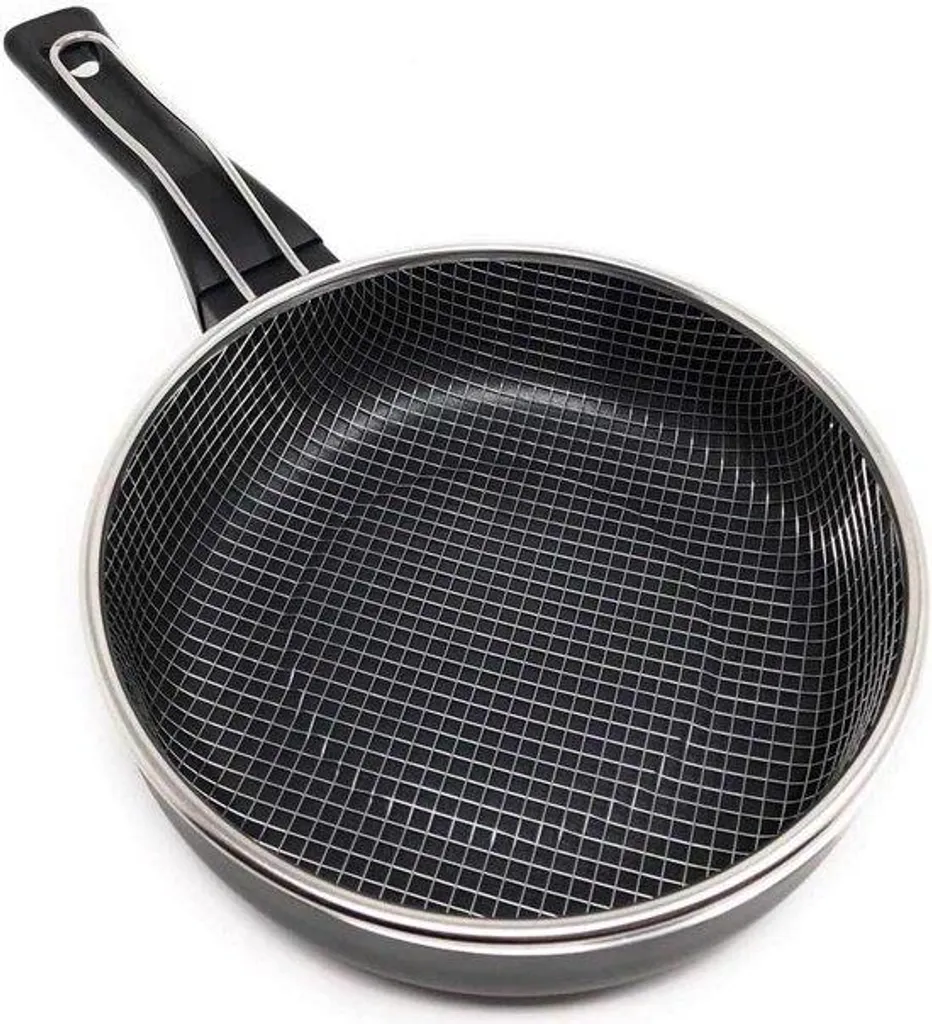 Friteuse pour plaque induction 24 cm noire, idéale pour frites maison