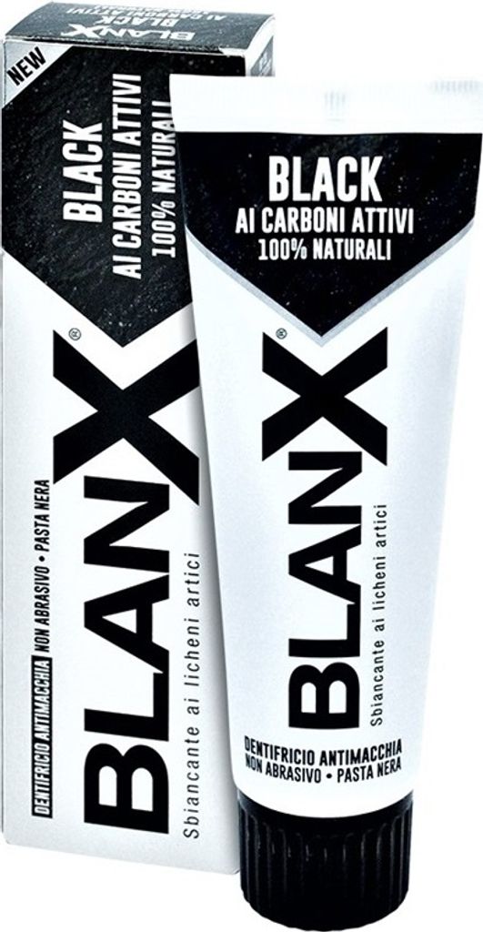 BlanX Black Carbone Wybielająca pasta do zębów, 75 ml Zdjęcie produktu 