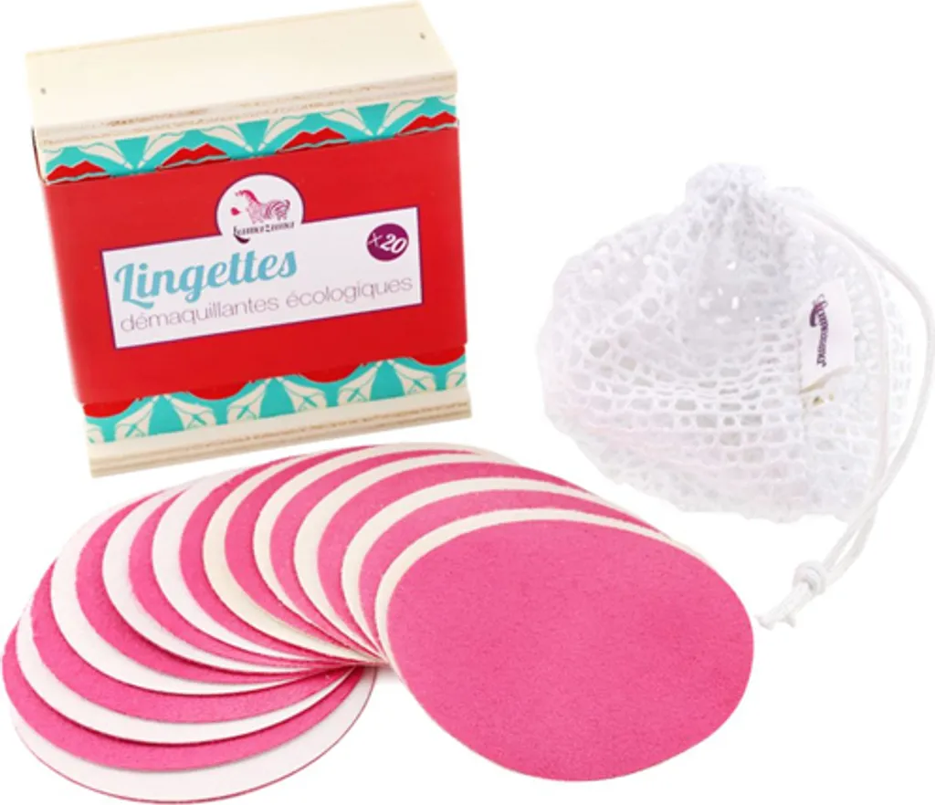 Finissez-en avec le Gaspillage : 20 Tampons Démaquillants Lavables