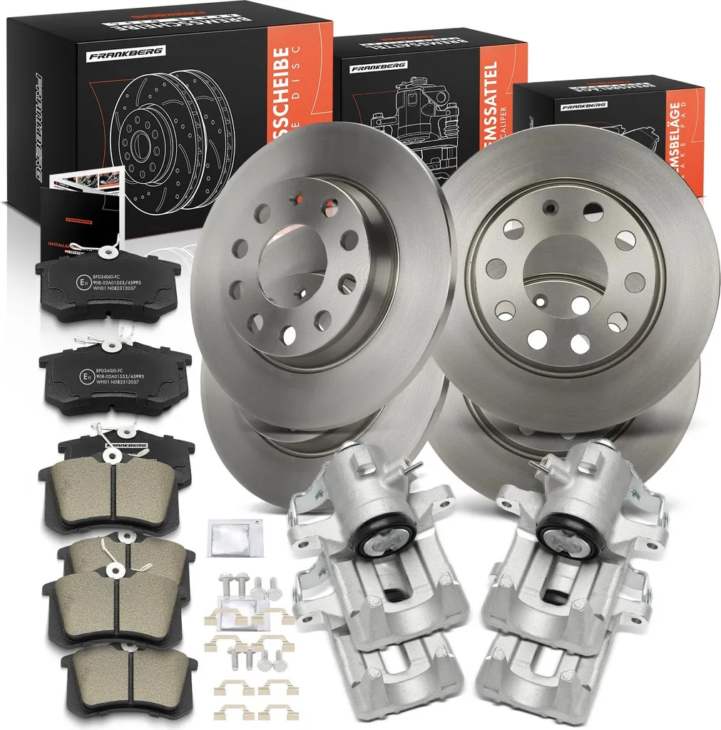 Kit Frein Arrière Audi A4 : Solution de Réparation Complète 8 Pièces Kit