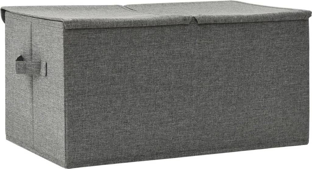 vidaXL Úložný box látkový 50x30x25 cm antracitový Obrázok produktu 3