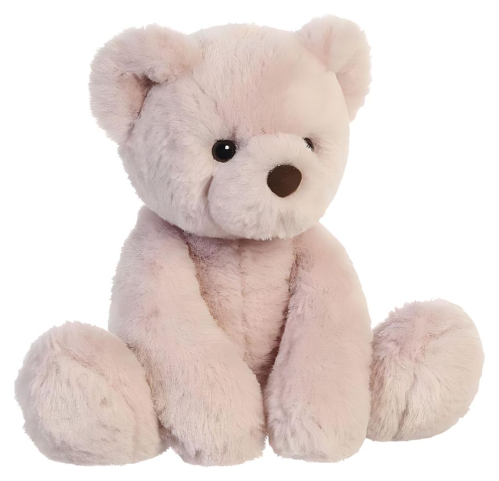 AURORA PLUSH AURORA Soft toy bear, dusty pink, 30 cm Image du produit 