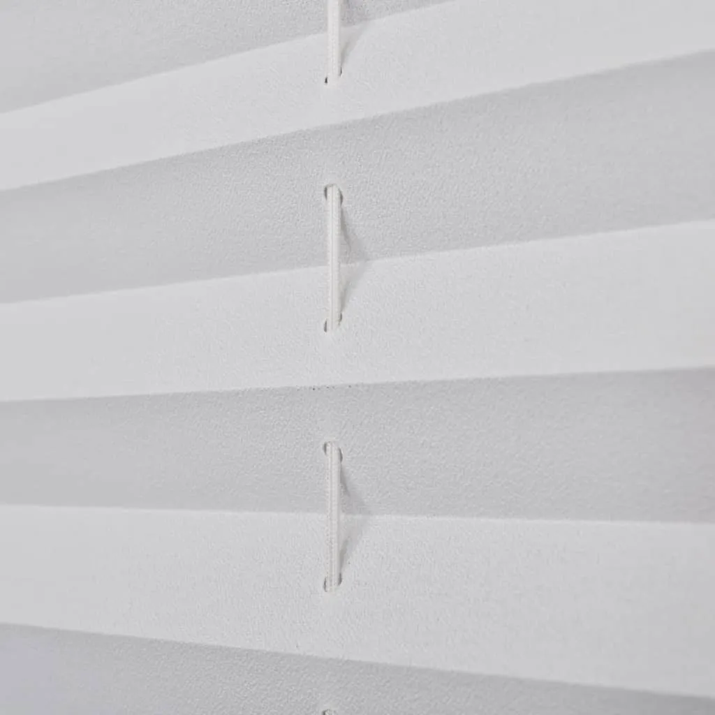 Store plissé blanc 40x150cm pour isolation visuelle et déco de bureau - 6