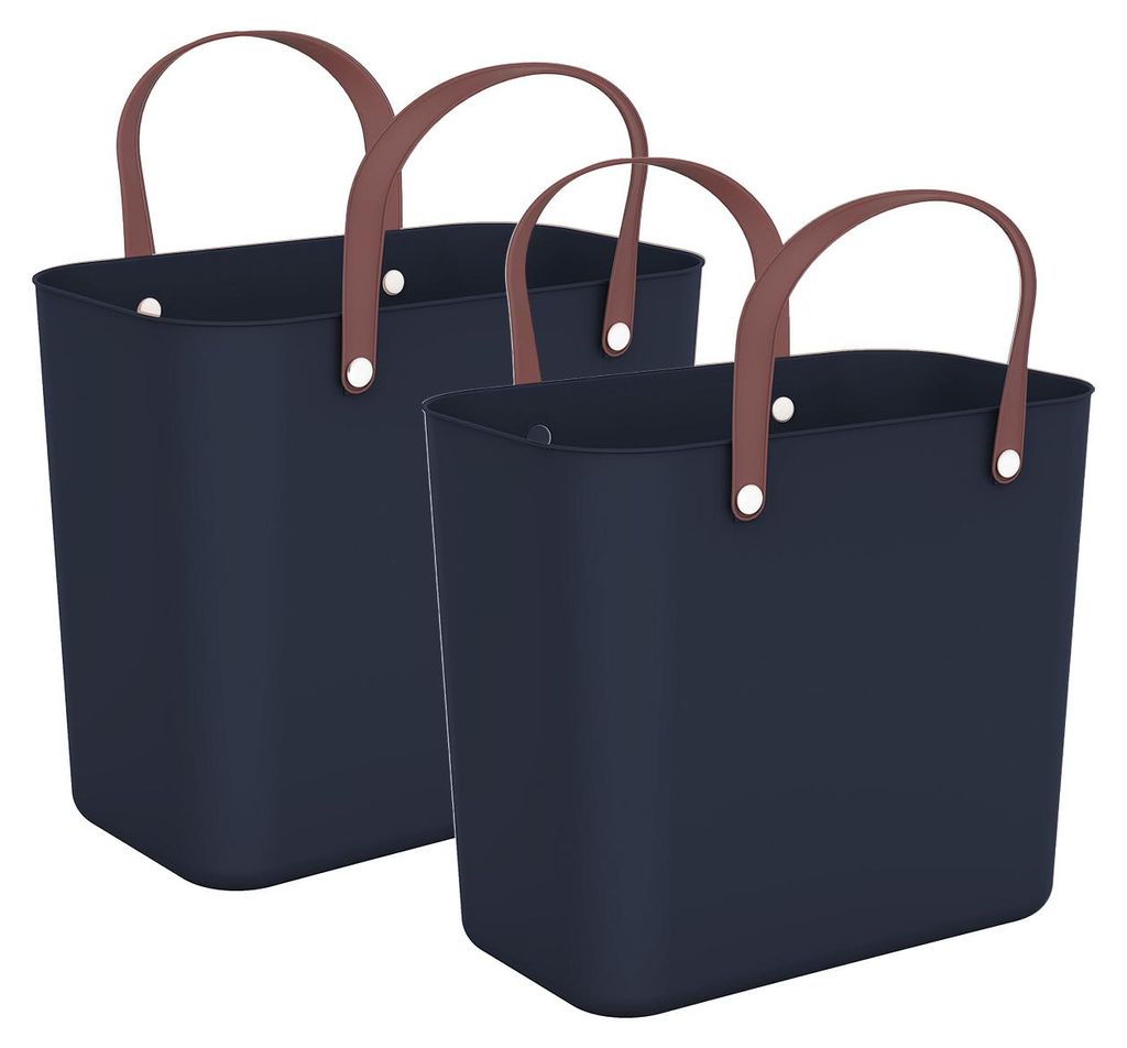 Rotho Multibag 2er-Set Albula - 25L Tasche zum Shoppen - Produktbild 