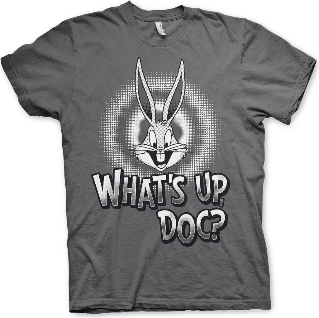Looney Tunes - What's Up, Doc T-Shirt - XX-Large - Dark-Grey