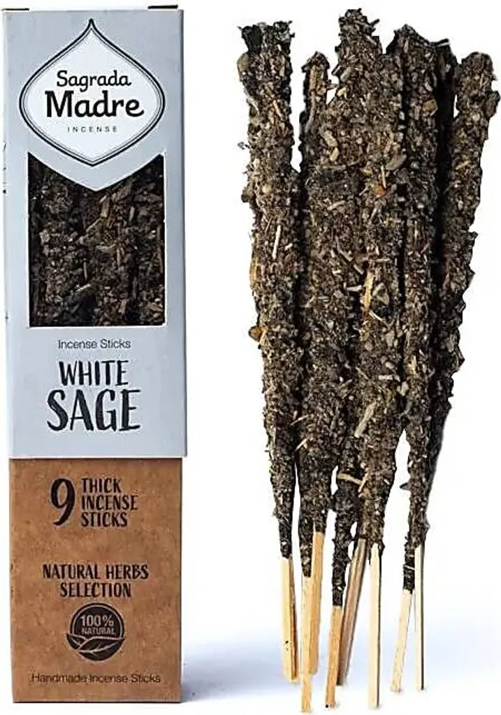 Encens Sauge Blanche Anti-Énergies Négatives - Duo Sagrada Madre 44g
