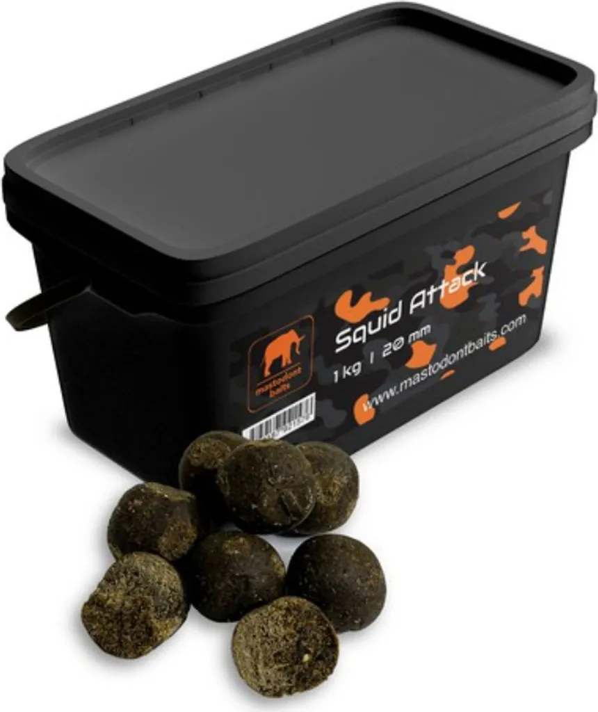 Bouillettes Squid Attack Mastodont Baits 20mm 5kg : Stop aux Capots