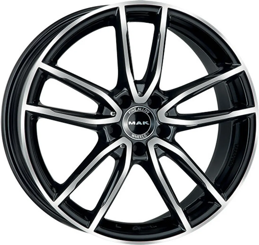 Jantes Sport MAK EVO 9x18 5x112 ET 42 Noir Mirror pour Personnalisation