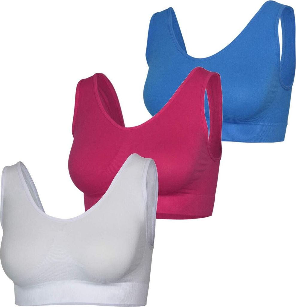 Glamexx24 Damen Seamless Strech Ohne Buegel Push up Yoga Produktbild 