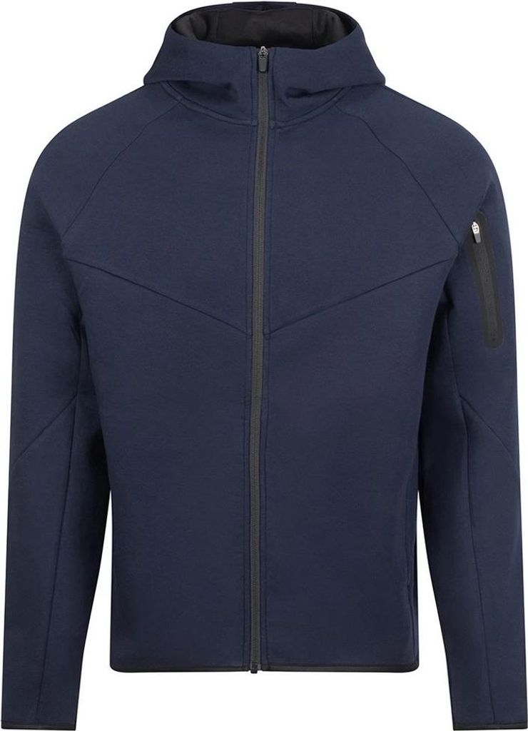 Just Cool - "Adapt" Hoodie mit durchgehendem Reißverschluss für Herren, Fleece RW11307 (M) (Dunkelblau)