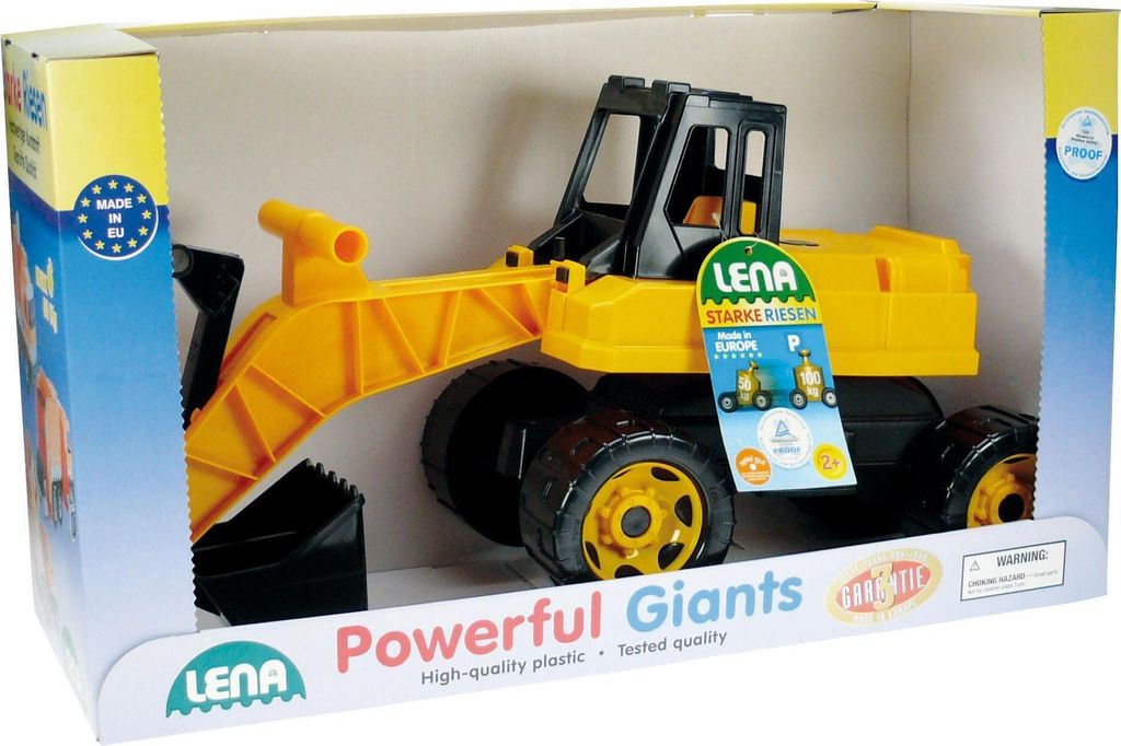 Bagr žlutočerný Giga Trucks plast 70cm v krabici 70x35x29cm Obrázok produktu 2