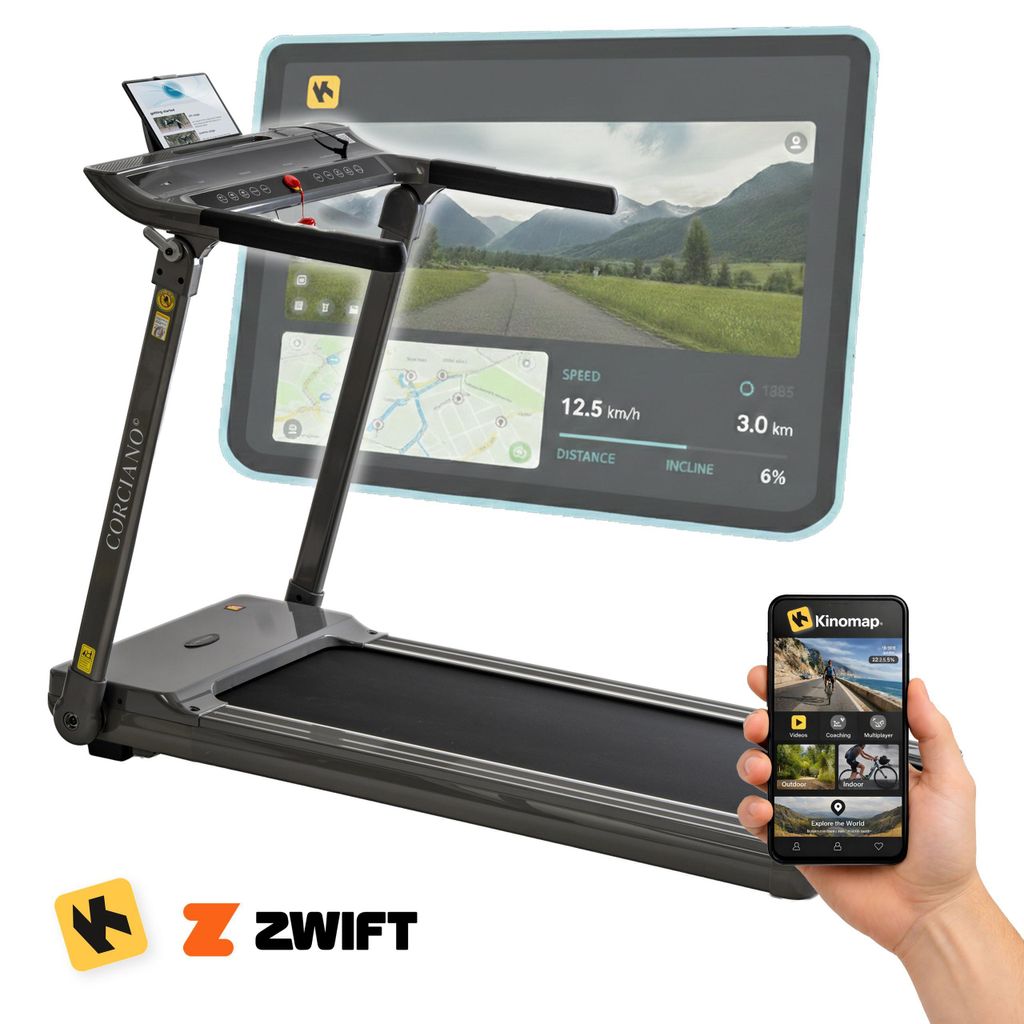 Bieżnia elektryczna domowa CORCIANO CINTRA Składana 140KG Zdjęcie produktu 