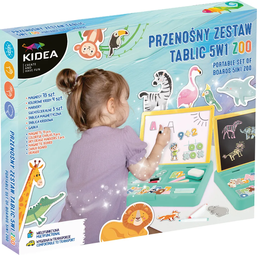Recensione Set Lavagna 5in1 Kidea Zoo: Portabilità e Funzioni
