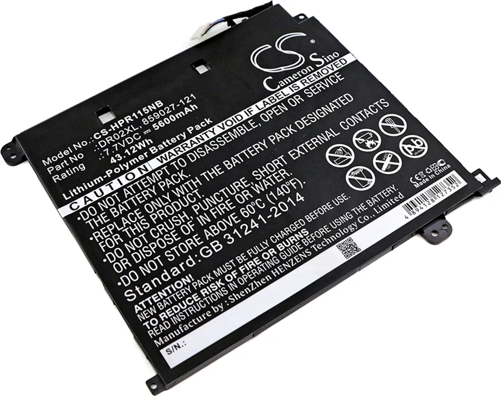 Batterie Ordinateur Portable HP Chromebook 11 G5 P0B77UT Haute Qualité