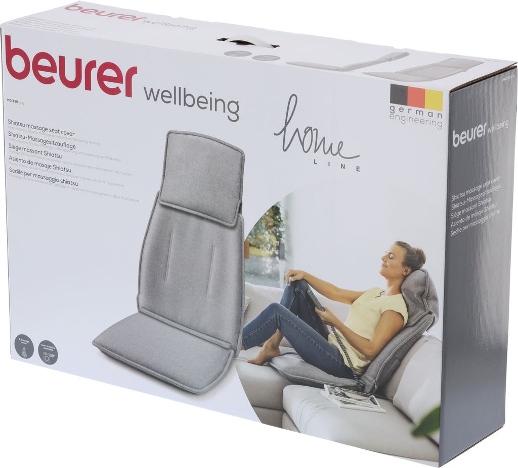 Beurer MG 330 grey Shiatsu-Massagesitzauflage Produktbild 5