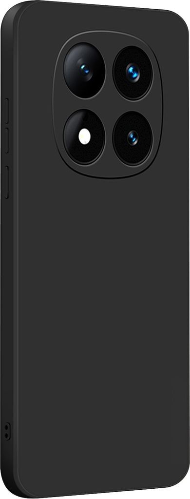 Für Xiaomi Redmi Note 14 Pro 5G Silikon TPU Schutz Hülle Case Flexibel Ultra dünn Schwarz