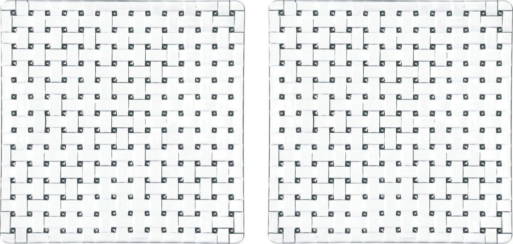 NACHTMANN 97632 BOSSA NOVA Platte quadratisch 21 cm 2er Set Produktbild 