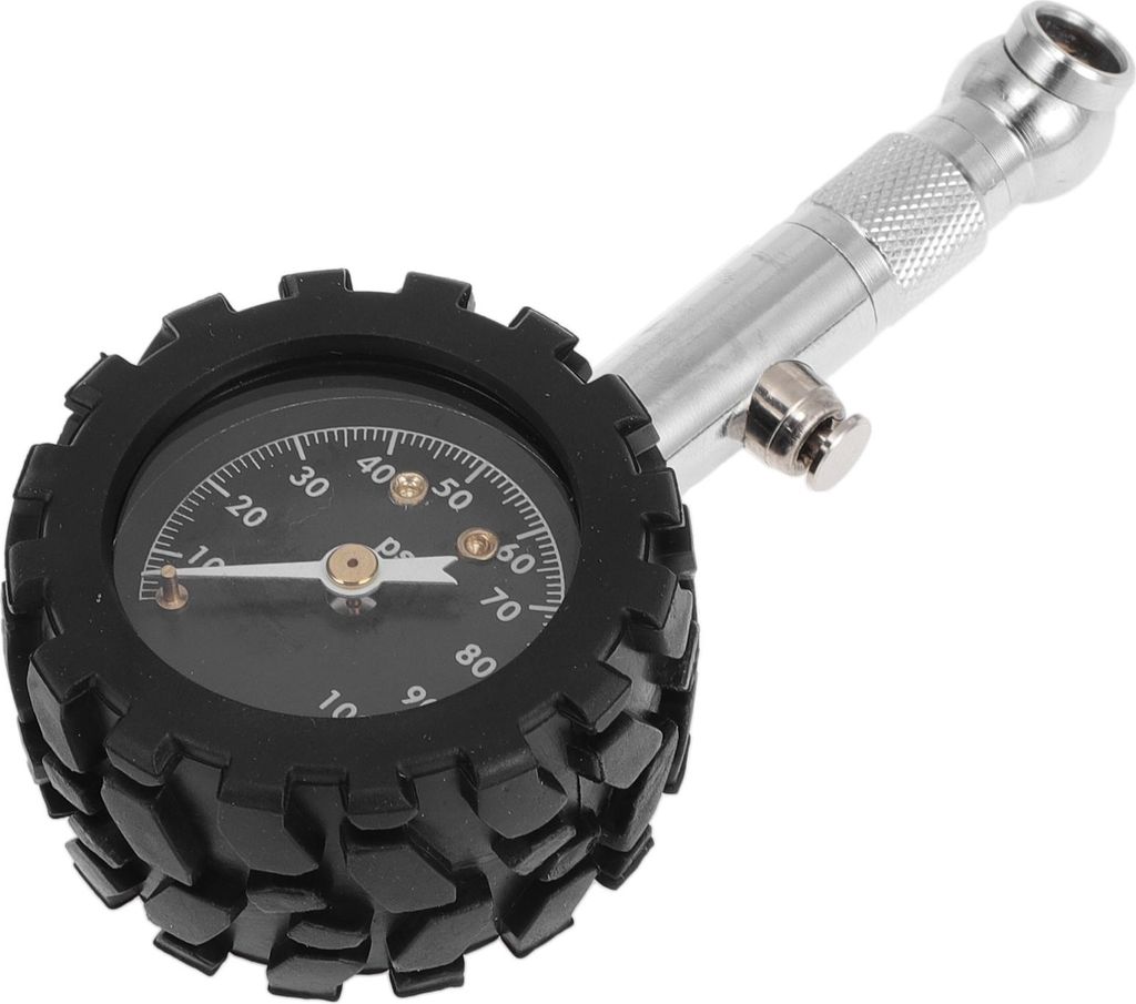 1 Stück Universal Reifendruckmesser 0-100PSI 1,97 Zoll Digitaler Druckmesser mit Radabdeckung Reifenluft-PSI-Messgerät für Motorrad SUV LKW