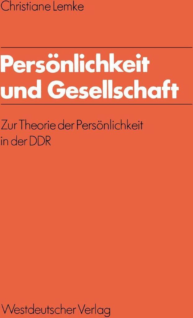 Persönlichkeit und Gesellschaft
