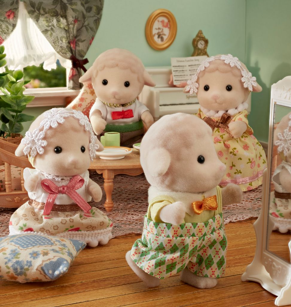 EPOCH Sylvanian Families 5619 Schaf Familie (Figuren 6-8cm) Produktbild 3