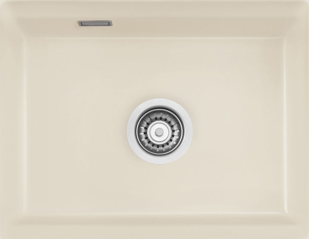 Unterbauspüle KeraDomo KARA 50 U/g in JASMIN mit Handbetätigung