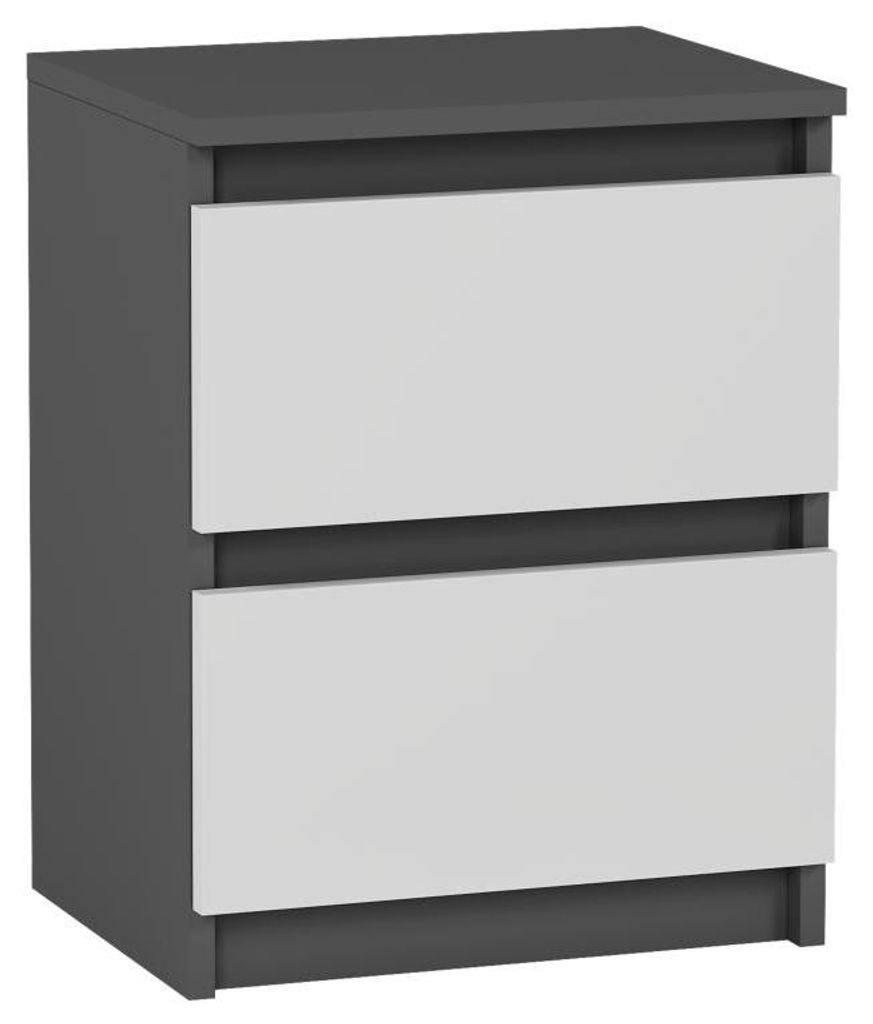 Noční stolek 40 cm 2 zásuvky komoda stolek FRAMIRE R-2 Obrázek produktu 