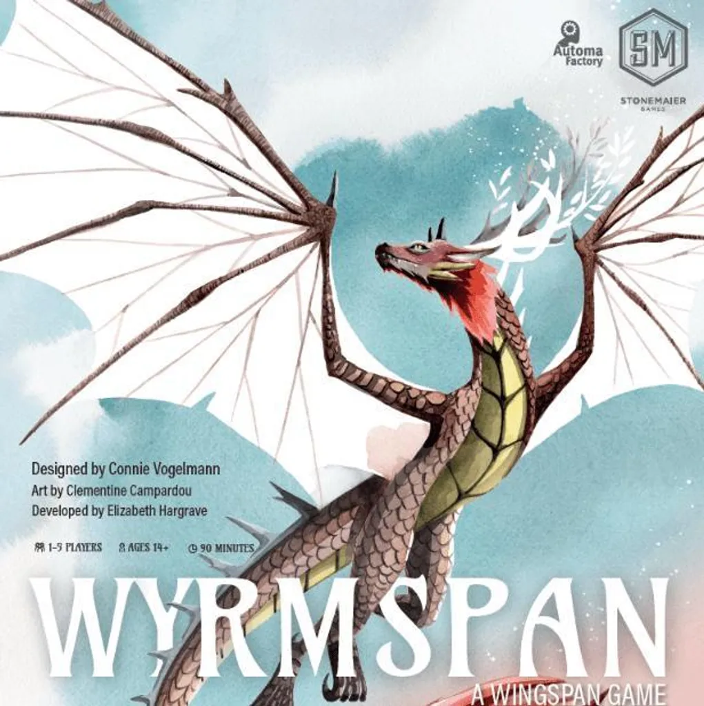 Wyrmspan avec 183 cartes dragons et matériel premium en bois