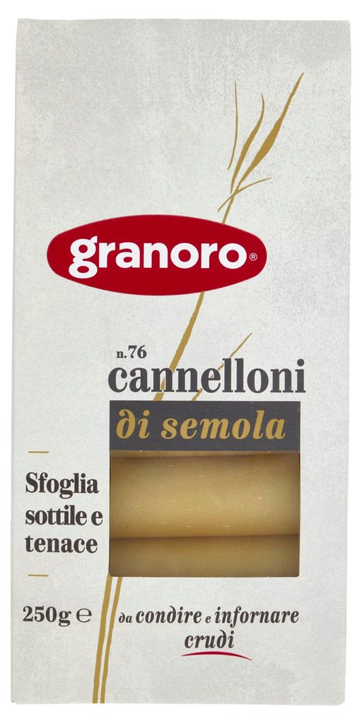 Granoro Cannelloni Precotti Nr 76 - 250 gr. Zdjęcie produktu 