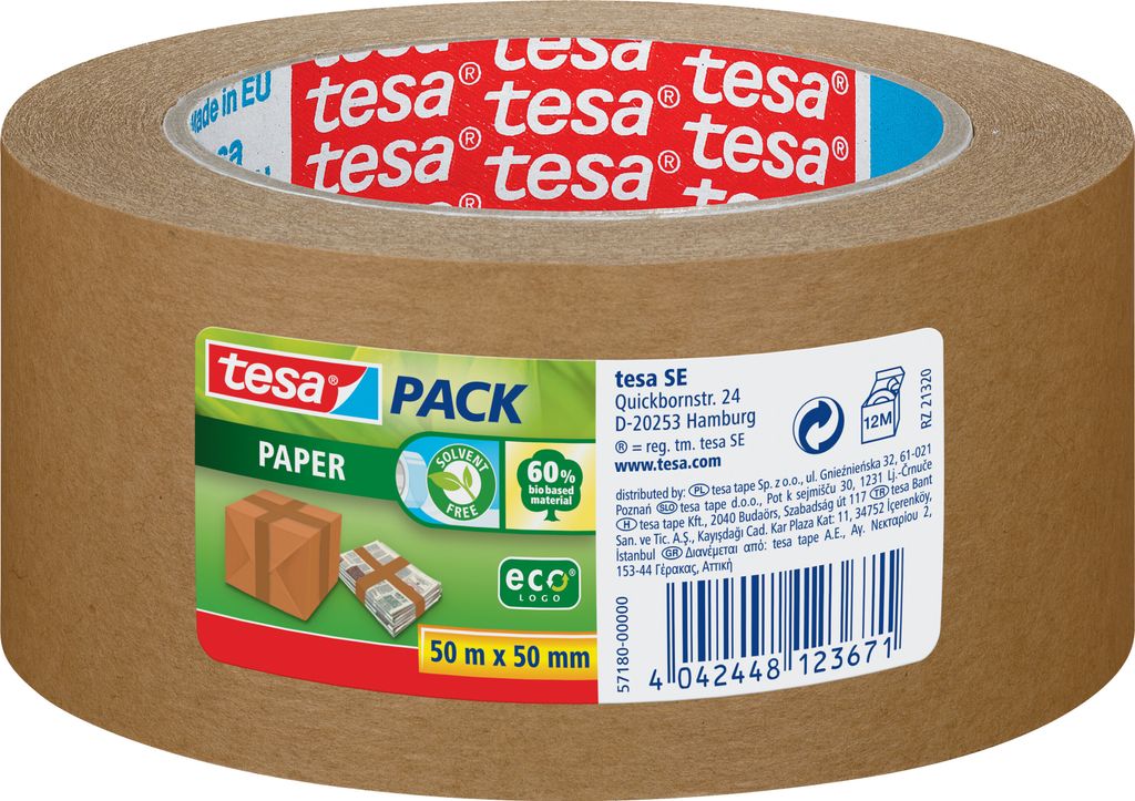 tesapack Papier ecologique 50m 50mm -Packband- Obrázek produktu 1