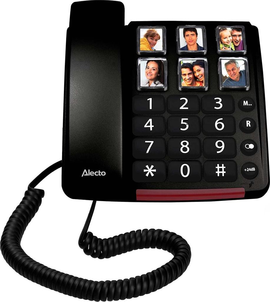 Alecto CW30 - Seniorentelefon mit großen Foto- und Produktbild 