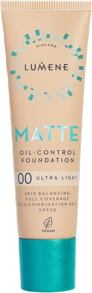 Fond de Teint Mat avec Protection SPF20 Matte Oil-Control 00 Light