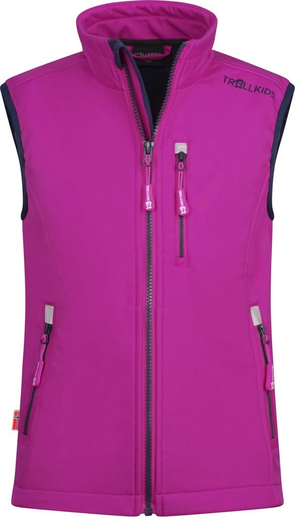 Trollkids Kids Trollfjord Vest Jungen Weste Rosa 306-236 Grösse 98