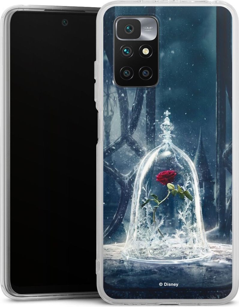 DeinDesign Handyhülle für Xiaomi Redmi 10 Silikon Hülle Case Smartphone Schutzhülle Die Schöne und das Biest Disney Princess Rose