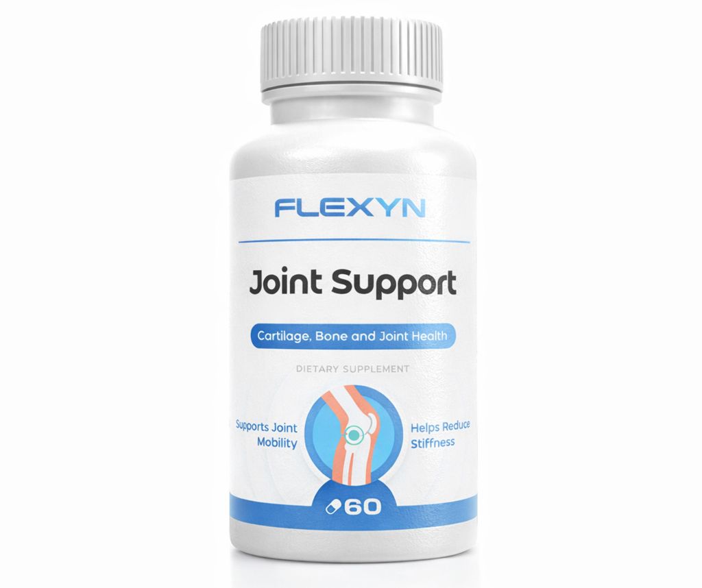 Flexyn Nahrungsergänzungsmittel – 60 Kapseln – mit Rinder-Kollagenpeptide, Methylsulfonylmethan (MSM) und Natriumhyaluronat – Für Erwachsene.