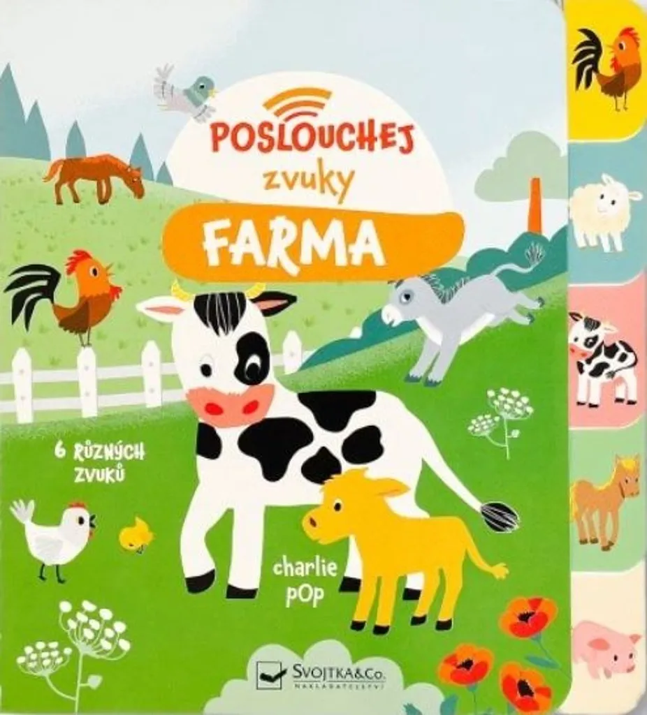 Livre sonore animaux de la ferme avec puces musicales réactives 18cm