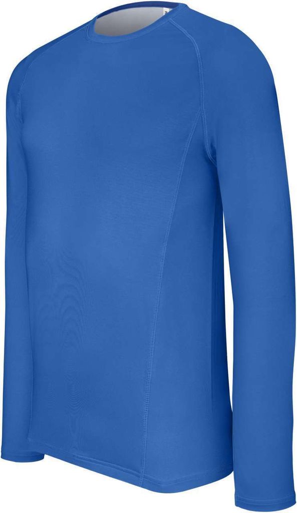 Proact Herren Longsleeve Sport T-Shirt Langarmshirt Baumwolle Jersey, Größe:XS, Farbe:Sporty Royal Blue