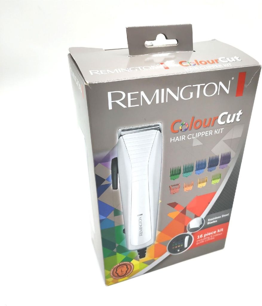 Remington Haarschneider Elektrisch Set 16 teilig 9 verschiedenfarbige Kämme Bartstyling Vielfalt
