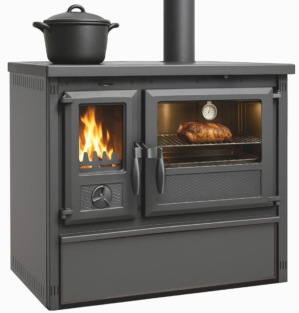 Küchenofen Holzherd Modell Forno - gussgrau - 6 kW Produktbild 