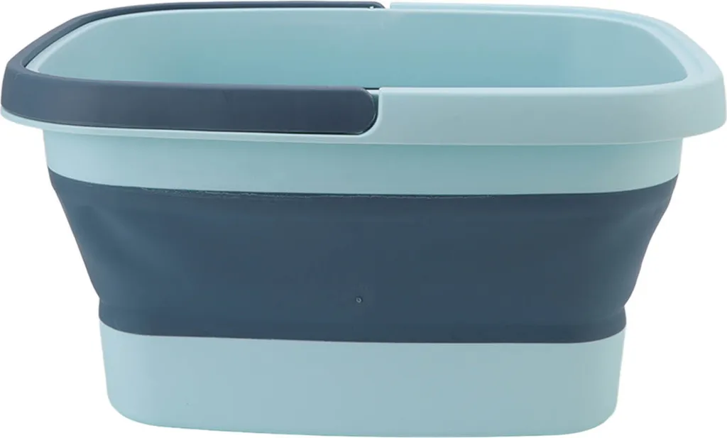 Vasca pieghevole del piede, vasca portatile del piede, secchio del bagno di massaggio del piede, vasca del bagno del piede del silicone, bacino della stazione termale del piede, vasca di massaggio del piede della famiglia - 5