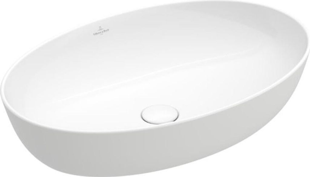 Villeroy & Boch Artis Aufsatzwaschbecken, oval, ohne Überlauf, 610x410mm, 419861BCS9